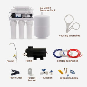Système de purification d'<span class=keywords><strong>eau</strong></span> domestique par <span class=keywords><strong>osmose</strong></span> inverse électrique à 5 étapes pour la préfiltration et le filtration de l'<span class=keywords><strong>eau</strong></span> domestique - Product Image 4