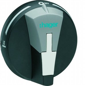 Comando Rotativo Hager a 3 Posizioni per Interruttori di Commutazione HIM 3P+N 20-80 A - Product Image 1