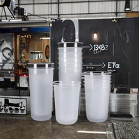 Gobelets en plastique jetables écologiques en forme de U de 500 ml/700 ml, diamètre 90 mm, vente en gros, gobelets transparents pour bubble tea, gobelets à paroi simple