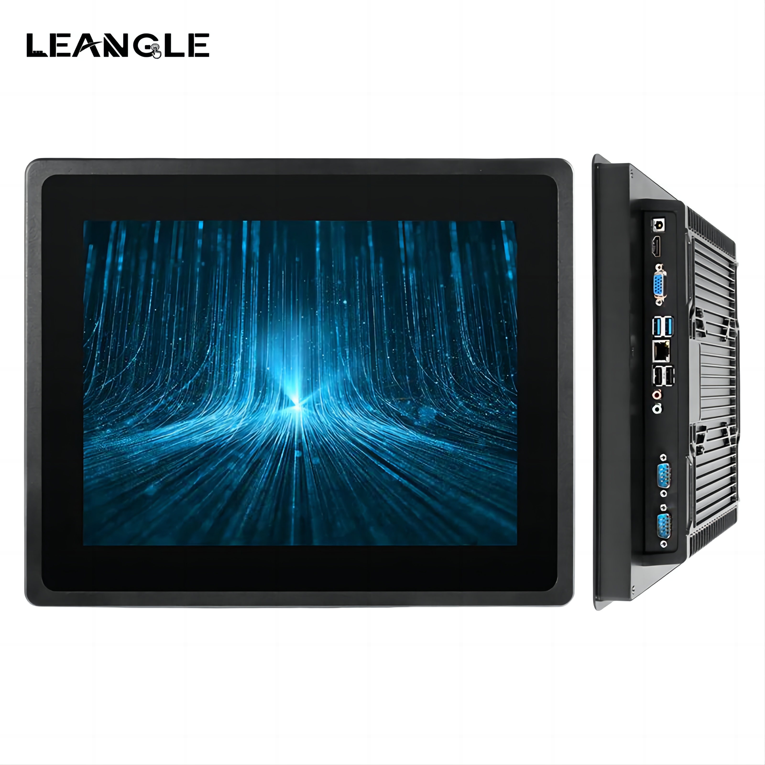 10 дюймов промышленные пылезащитные сенсорная панель с алюминиевым корпусом промышленный сенсорный экран панель ПК компьютера AIO RS232 * 2 RJ45 * 1 промышленной автоматизации