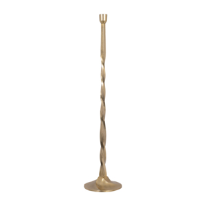 Portacandele alto e ritorto in metallo per centrotavola, decorazioni per la casa - Product Image 2