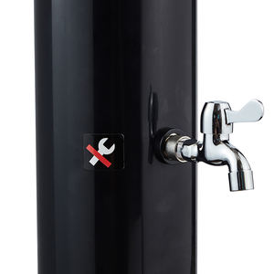 CYEN Vente à Chaud Environnement Résistant aux UV PVC 38L Noir <span class=keywords><strong>Douche</strong></span> Extérieure Incurvée <span class=keywords><strong>Solaire</strong></span> <span class=keywords><strong>Douche</strong></span> de Jardin pour Cour - Product Image 4