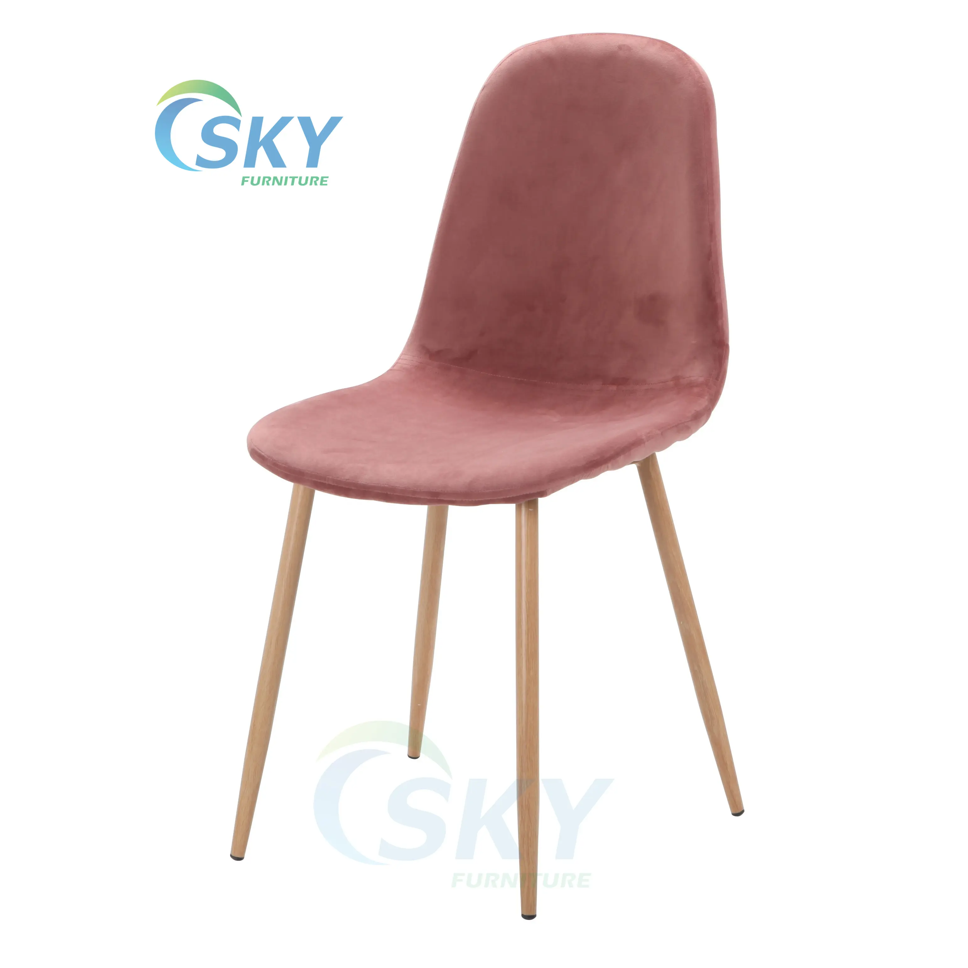 SKY High Quality Hot sale Modern and Fashion Velvet leisure dining chair for Sale