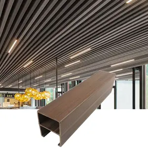 Наружная потолочная панель Wpc, потолочные наружные панели Wpc, настенные панели Wpc, деревянные настенные панели, решетка для потолка