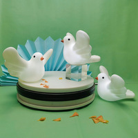 Lampe de chevet LED en vinyle en forme de colombe de la paix, pour chambre/étude, cadeau d'anniversaire/festival pour enfants, transfrontalier