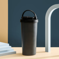 Tasse à café à double paroi en acier inoxydable 304 à ventouse sans chute