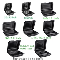 Contenants jetables pour repas 9x6 style américain, robustes, compatibles micro-ondes, pour plats à emporter, tacos et emballages alimentaires