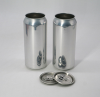 250ml 330ml 355ml 12oz 473ml Élégant Standard 16oz 500ml de Bière En Aluminium Canettes avec Pop Facile à Extrémité Ouverte