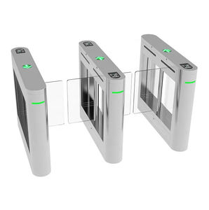 Puerta de torniquete de barrera oscilante óptica automática de control de acceso de código QR de salida de entrada de gimnasio de alta seguridad - Product Image 6