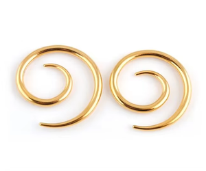 Acero inoxidable PVD Plateado 1-3mm Espiral Tapers <span class=keywords><strong>Ear</strong></span> Stretchers Piercing para el cuerpo Joyería - Product Image 2