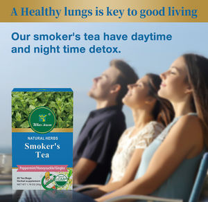 プライベートラベル美容喫煙デトックスティー中国ハーブ抽出物肺用クレンジング禁煙喫煙サプリメント - Product Image 5