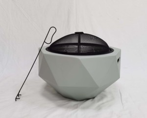 เส้นใยอัดไฟทรงหกเหลี่ยมตัดด้วยเม็ดเพชรอุปกรณ์ตกแต่งสวนคอนกรีต - Product Image 3