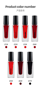 ลิปสติกคุณภาพสูงแบบเกาหลีลิปกลอสแบบเหลวลิปกลอส<span class=keywords><strong>แต่งหน้า</strong></span>ความงามติดทนนานสีแดงสีชมพูสีของเหลวโทน - Product Image 4