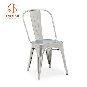 <span class=keywords><strong>Sillas</strong></span> de comedor con estructura de Metal de hierro modernas Vintage precio barato apilable jardín al aire libre Bistro restaurante muebles <span class=keywords><strong>para</strong></span> Hotel Villa - Product Image 6
