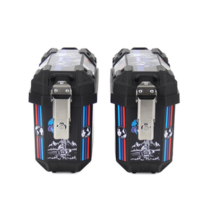Baúl Completo de Alta Calidad para TANK BWS ADV, Baúl de 45L, Cajas Laterales de 20L*2/28L*2, Bolsa de Sillín para Motocicleta, Caja de Plástico PP Negra - Product Image 2