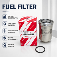 23303-64010 Elemen Filter Bahan Bakar untuk Coaster/Pra Do, Filter Diesel, Produsen Filter Pabrik OEM/ODM.