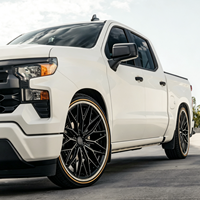 Rines Forjados Personalizados SL de 18-26 Pulgadas 22x10 22x12 24x10 PCD 6x139.7 para Chevrolet Tahoe, Toyota Tacoma, Chevrolet Silverado