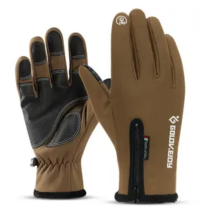 Top Qualité mode coupe-vent imperméable chaud hiver vélo gants de moto gants antidérapants hiver Personnaliser Logo En Gros - Product Image 4