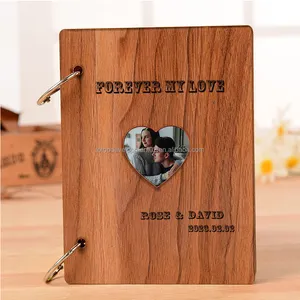 Newest Sublimation Laser Engrave machine blanks Wooden Panel photo Frame Album