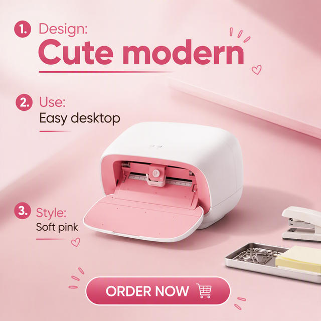 DIY Smart Cutting Machine S501 Vinyl Cutter Machine Drawing Machine Portable Smart Cutting Tool Creativity for Crafting Fun/Home