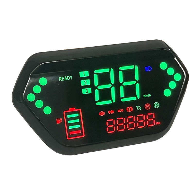 Высококачественный Универсальный 48 В/60 в электрический велосипед мотоцикл одометр тахометр цифровой ЖК-дисплей спидометр