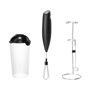 Mousseur à lait portable sans fil WDD601, mini batteur manuel à piles, pratique, blanc, pour café et lait - Product Image 2