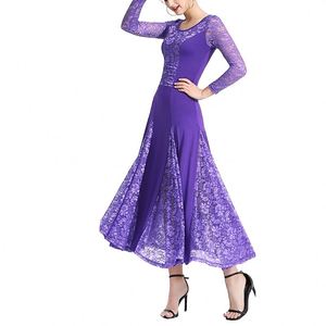 Elegante con nappina obliqua e paillettes decorazione abiti da ballo latino Samba Rumba Performance Racing Suit per adulti gonne con <span class=keywords><strong>frange</strong></span> - Product Image 2
