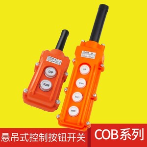 Bouton poussoir étanche Hexyl COB-64 24V 5A avec coque en plastique pour commande de grue - Product Image 5