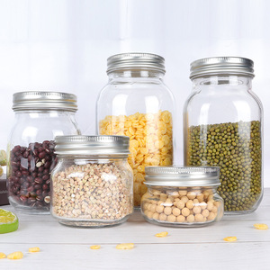 Tùy Chỉnh Khắc Đóng Hộp Chai Thủy Tinh Jar Trái Cây Khô Chai Mứt Chai Trà Có Thể Với Nắp Kín Mật Ong Jar - Product Image 4