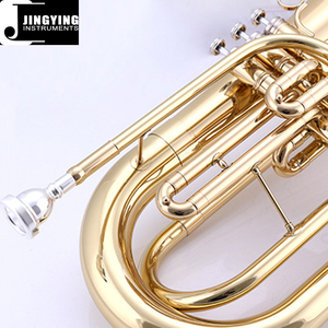 Instrumen Angin kuningan musik Jingying 2023, bodi kuningan nikel putih piston tembaga bariton berbaris - Product Image 4