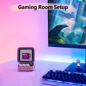<span class=keywords><strong>Divoom</strong></span> <span class=keywords><strong>Ditoo</strong></span>-Plus Retro Pixel Art Altavoz portátil Blue-Tooth Reloj despertador DIY Tablero de visualización LED, Lindo regalo Decoración de luz para el hogar - Product Image 6