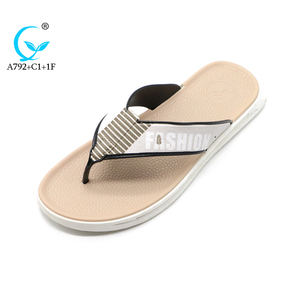 Tùy Chỉnh In Mens Dép PVC Dây Đeo Dép Đi Trong Nhà Lật Confortable Flip Flops - Product Image 5