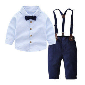Hongbo personnalisé 2024 enfants noël ensemble mode bébé garçon vêtements ensemble 0-14 ans robe de cérémonie personnalisée OEM/ODM bébé vêtements - Product Image 2
