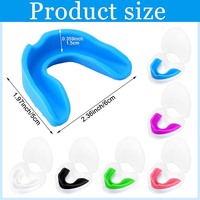 Protège-dents en silicone personnalisé pour la boxe, les sports de combat, le basketball, le rugby, le lacrosse, pour adultes et enfants