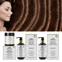 Vente en gros de kits de soins capillaires de luxe avec shampoing et après-shampoing au Botox pour renforcer l'hydratation et le lissage