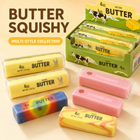 Groothandel Boter Squishy Knijp Speelgoed Diverse Kleurrijke Stick Designs met 12-delige Displaydoos