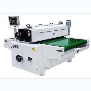 Automatic lift single roll coating machine that can roll all flat products