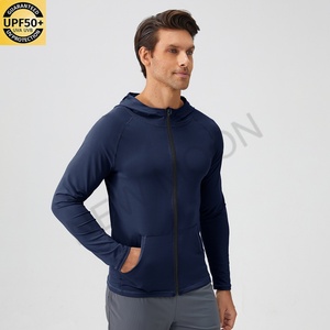 เสื้อแจ็คเก็ตกีฬาฤดูใบไม้ร่วงและฤดูหนาวของผู้ชายมีซิปสำหรับออกกำลังกายแขนยาวแห้งเร็วเสื้อแจ็คเก็ตฝึกซ้อมวิ่งออกกำลังกาย - Product Image 4