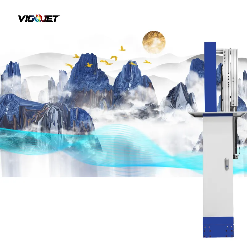 VIGOJET-Machine de peinture à impression directe verticale pour mur/verre/métal/bois/papier/céramique