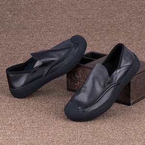 Chaussures décontractées en cuir pour hommes Printemps 2026 – Cuir de vachette simple couche, respirantes, style fin, semelle souple antidérapante, confort quotidien - Product Image 4