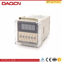 Relai waktu Digital Display LED 0.1s-9999h jangkauan lebar untuk kontrol proses yang tepat