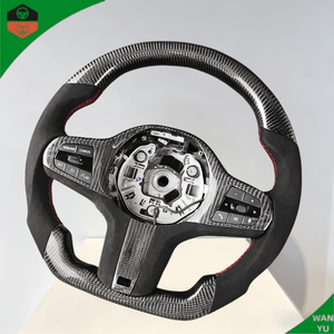 Volante Personalizado de Fibra de Carbono Real para <span class=keywords><strong>BMW</strong></span> E63 E60 M5 E61 E64 525i 530 630 <span class=keywords><strong>650</strong></span> Serie 5 Serie 6 - Product Image 5