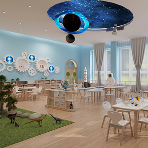 Juego de Mesa, Silla y Gabinete de Plástico para Niños, Moderno, Ecológico, Duradero, Seguro y Fácil de Montar, Marca Mingle para Jardín de Infancia - Product Image 4