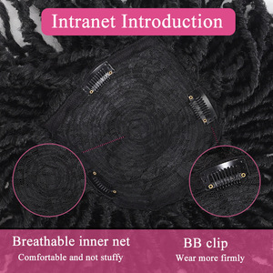 Peluca trenzada de 5,9 pulgadas rizada Afro rizada sintética al por mayor peluca colorida peluca sintética de pelo Afro Twist <span class=keywords><strong>para</strong></span> <span class=keywords><strong>hombres</strong></span> negros - Product Image 5