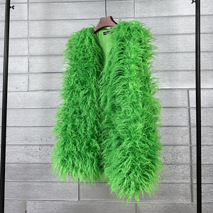 2025 Plus Size Woolen Casual Faux Shearling Vest <strong>Women's</strong> <strong>Long</strong> Winter Warm Sleeveless <strong>Gilet</strong> - Product Image 2