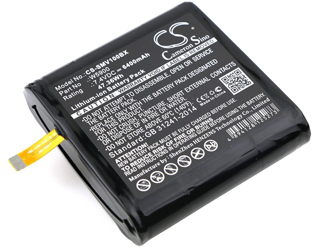 High Quality and High Capacity 6400mAh Battery Sunmi V1 ,V2, W5600, W5900 Barcode Scanner Battery