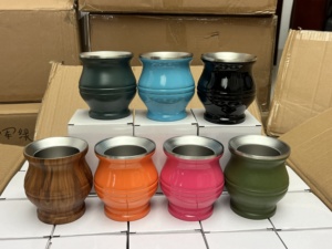 Ekocian <span class=keywords><strong>Yerba</strong></span> <span class=keywords><strong>Mate</strong></span> Cup Kit Hecho A Mano Y Bombilla Incluye <span class=keywords><strong>Yerba</strong></span> <span class=keywords><strong>Mate</strong></span> Calabaza Con Tapa Bombillas <span class=keywords><strong>Mate</strong></span> Pajita - Product Image 6