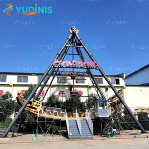 <span class=keywords><strong>Grand</strong></span> équipement de parc d'attractions, manège populaire pour enfants et adultes, balançoires, nouveau design, bateau <span class=keywords><strong>pirate</strong></span> en fibre de verre 40 places à vendre - Product Image 2