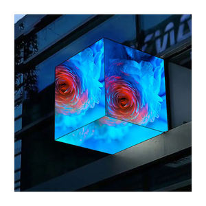 จอแสดงผล LED แบบลูกบาศก์ 32 ซม. P2.5 กรอบอะลูมิเนียม ป้ายดิจิทัลสำหรับโฆษณากลางแจ้ง แบบตั้งพื้น - Product Image 4