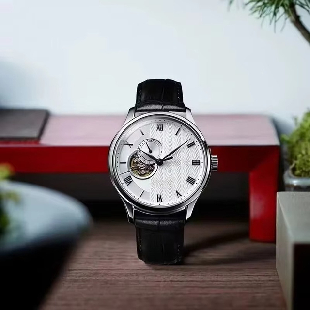 5 Series Automatic Mechanical Movement Limited Edition Leisure Business Large Dial Hollow Mechanical Watch Men's SSA379J1